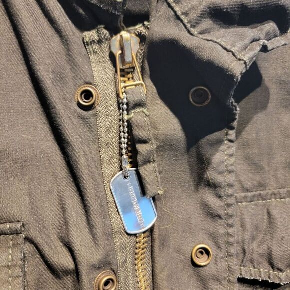 *RARE Vintage* FITIGUES SURPLUS Sleeveless Jacket Mens/Unisex M Military Grunge - Picture 10 of 16